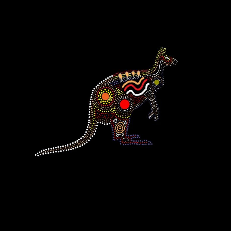 Aboriginal Art Kangaroo