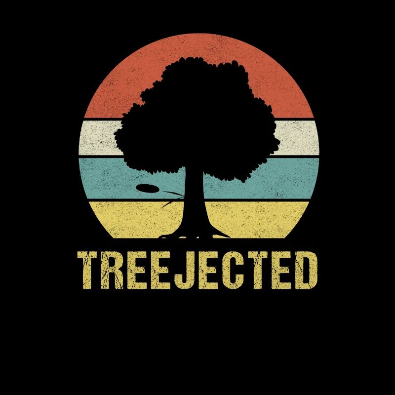 Disc Golf Treejected Design für einen Disc-Golf
