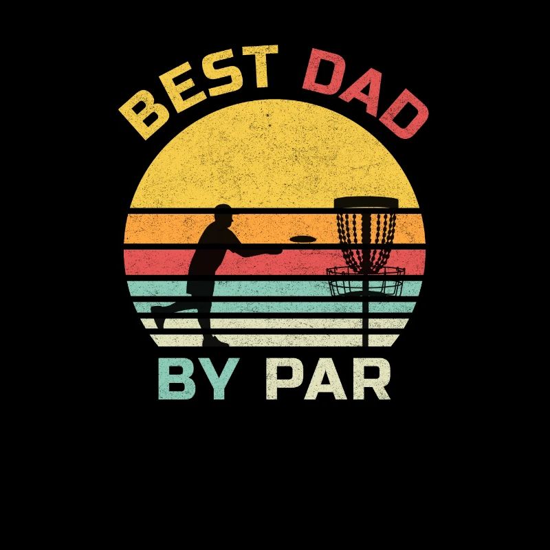Conception de papa de disque de golf pour un père de disque de golf