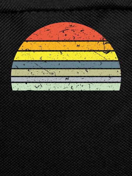 Sunset semicircle retro