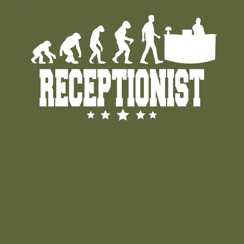 évolution de la réceptionniste