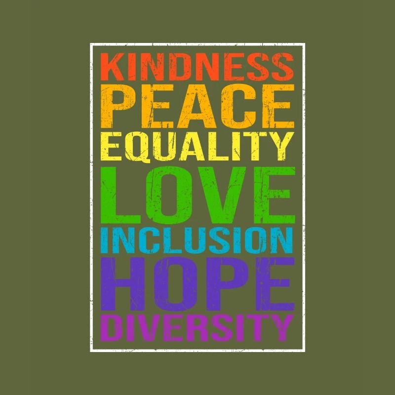 Peace Love saying