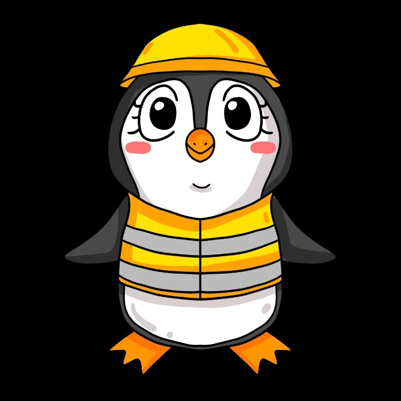 Cadeau de construction de maison de construction de maison de pingouin