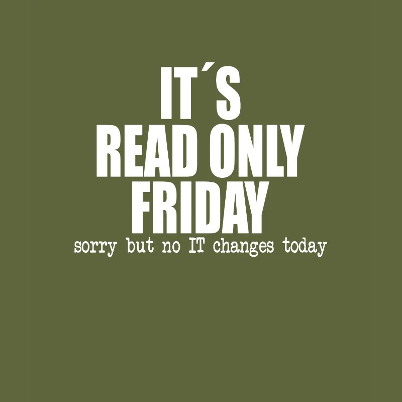 lustige it´s read only friday Geschenkidee