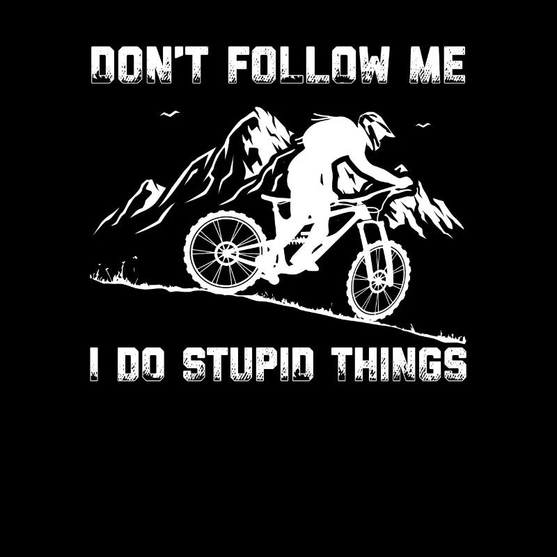 Crazy Mountainbiker MTB Ebiker - Cycling