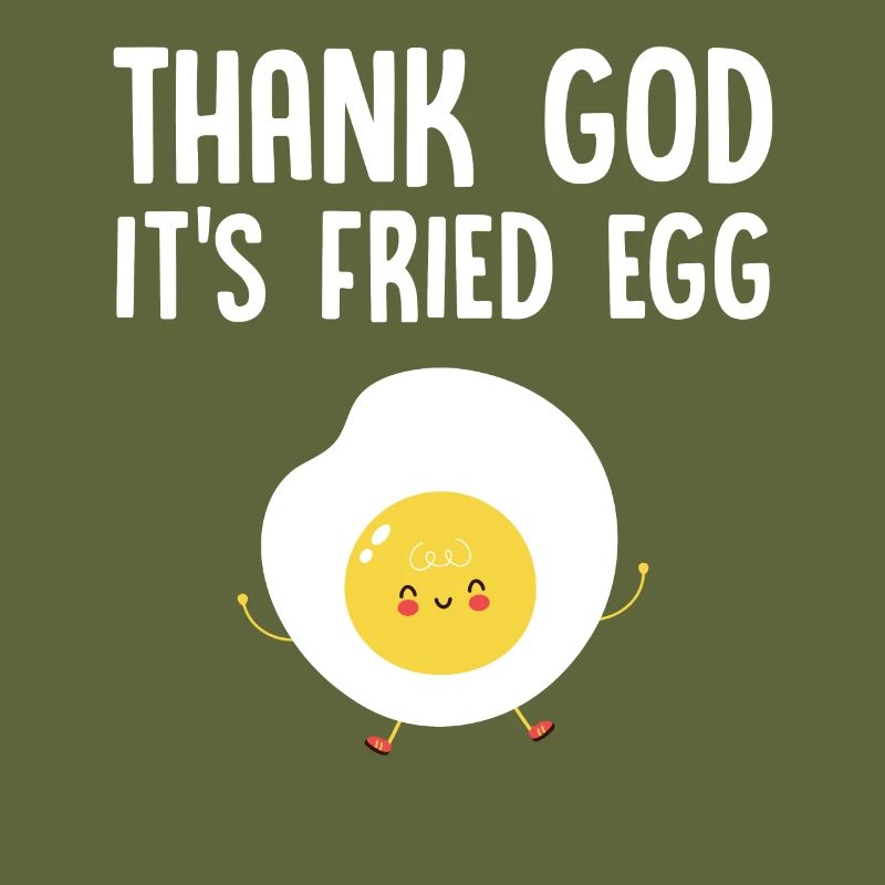 Friday Fried Egg - Funny Design