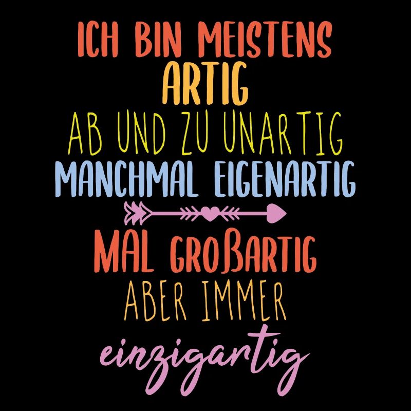 Einzigartig Spruch