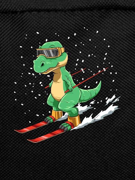 Ski drôle T-Rex