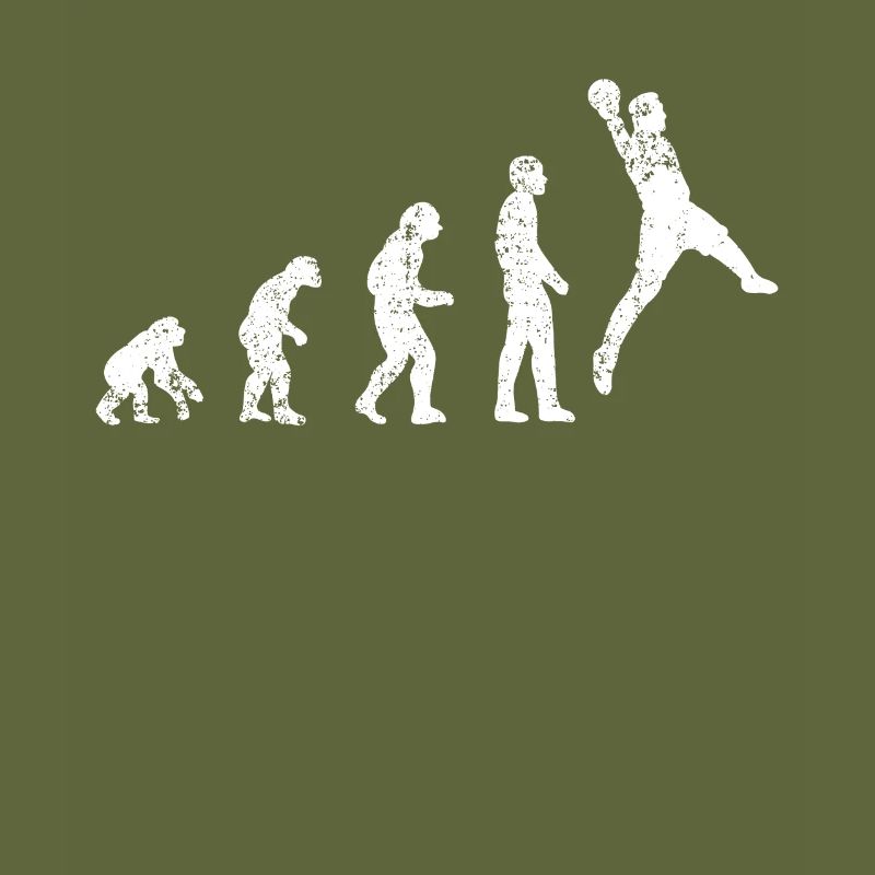 Handball evolution handball players