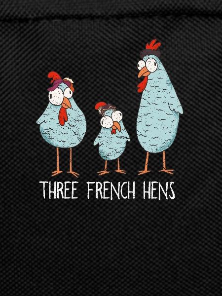 Three french Hens Christmas Xmas