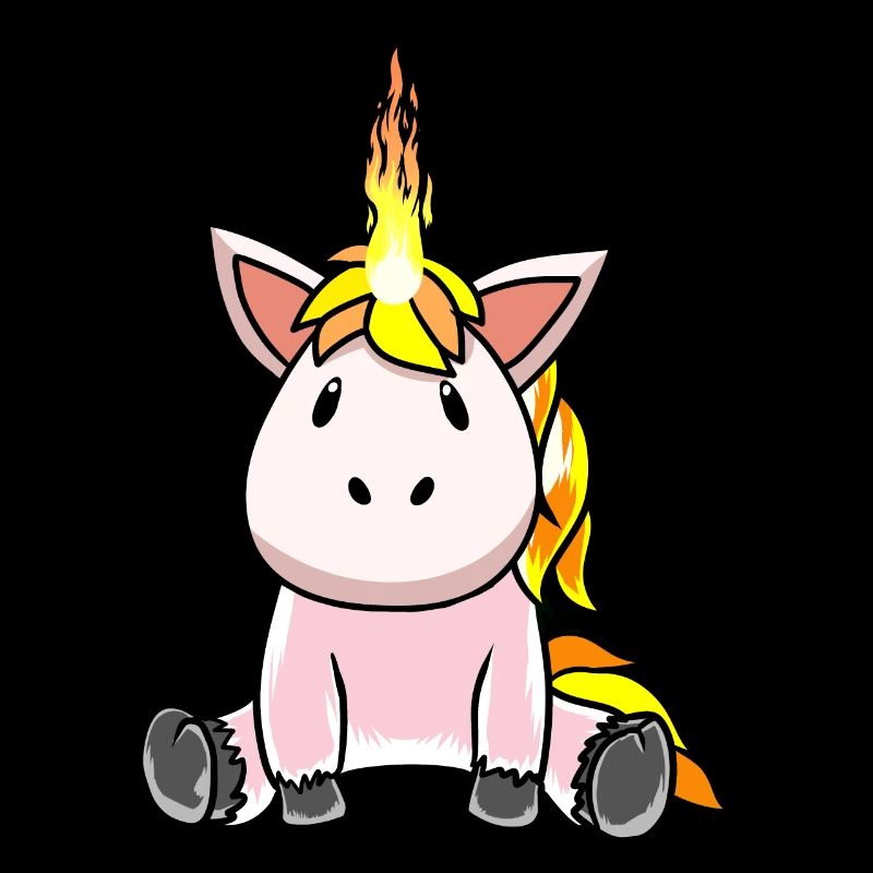 Feu feu feu chaleur licorne fantasy