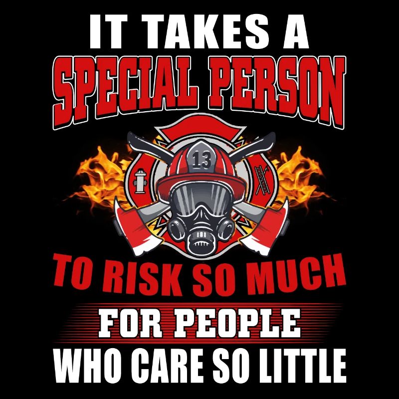 Fireman with fire truck