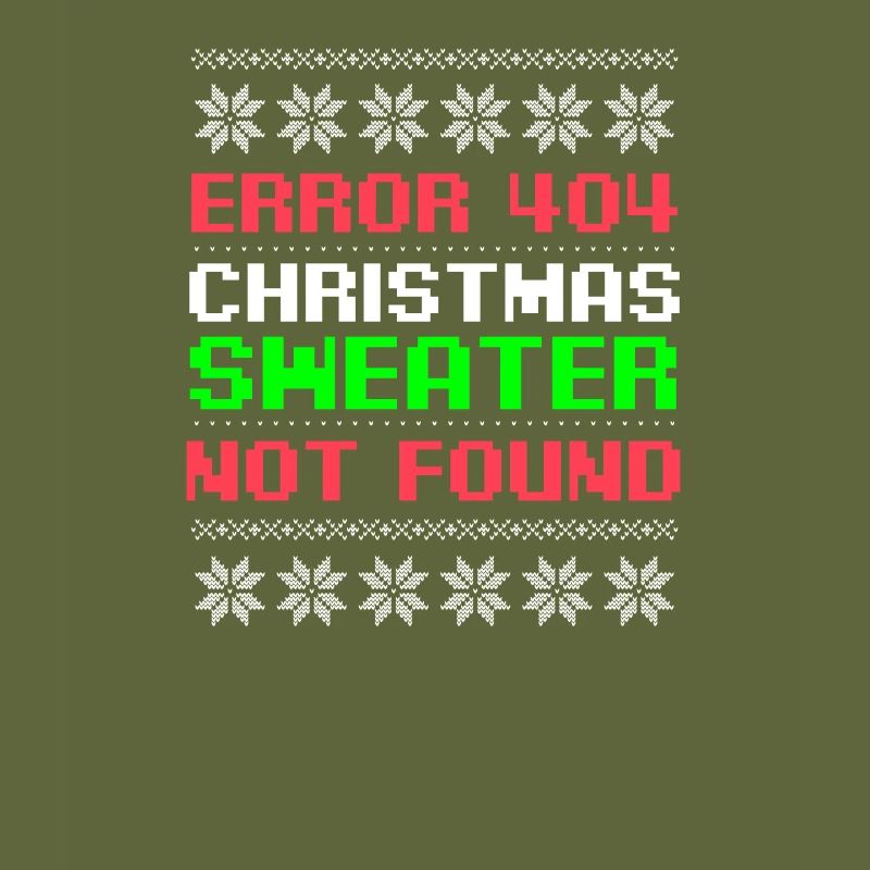 Programmeur de Noël laid pull non trouvé cadeau