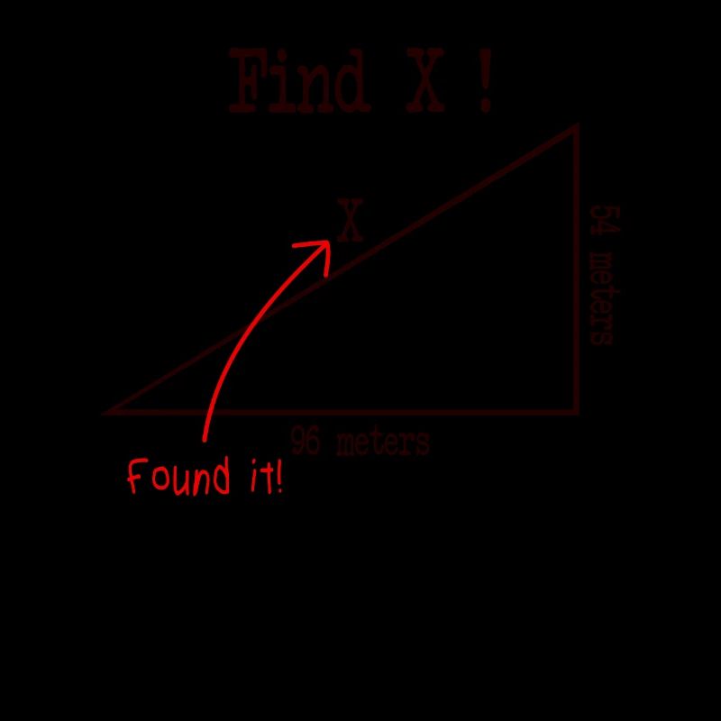 Mathe Mathematik meme Find X Found It pythagoras