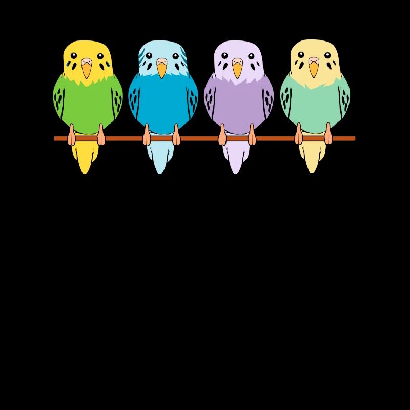 Budgie Squad Funny Parrot Team