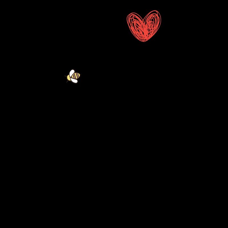 Bees beekeeper heart gift idea