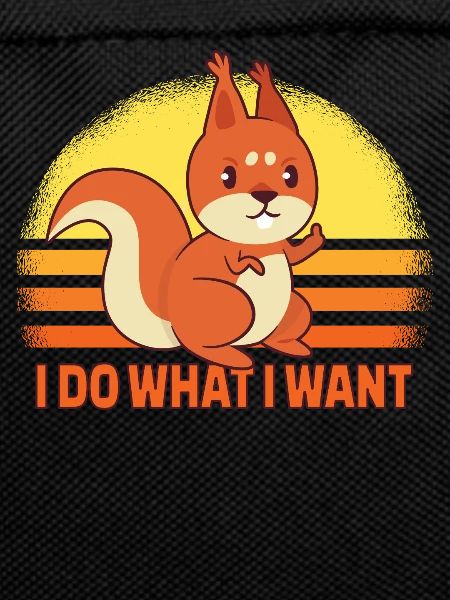 Funny squirrel is naughty - gift