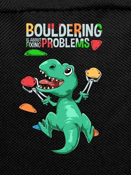Funny T-Rex Bouldering Climbing Gift