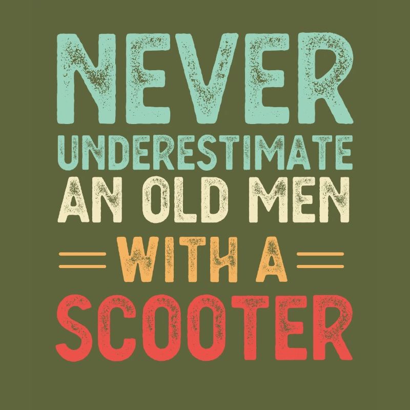 Unterschätze niemals einen alten Mann mit einem Rollergeschenk
