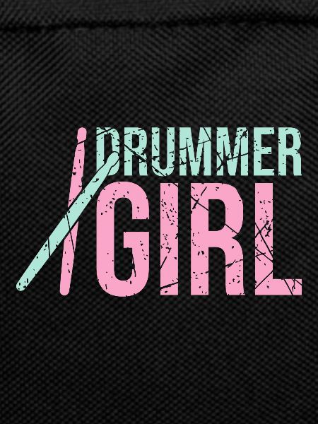 Drummer girl drums
