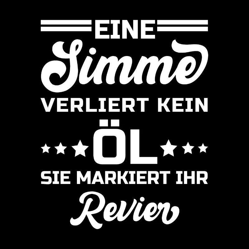Simson Spruch Simme Moped - verliert kein Öl