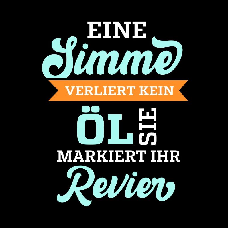 Simson Spruch Simme Moped - verliert kein Öl