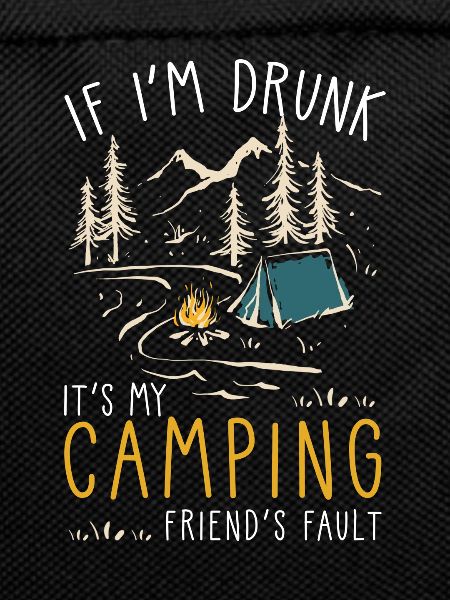Camping camper saying funny gift
