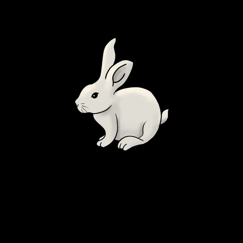 Cute hand-drawn rabbit