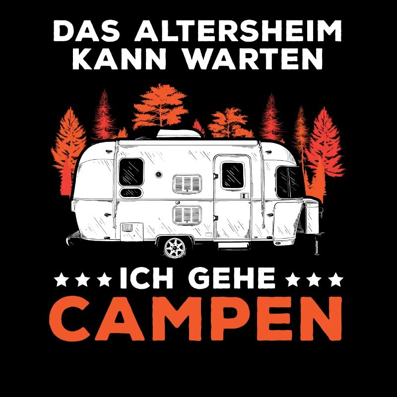 Camping Opa Wohnwagen Womo Geschenk