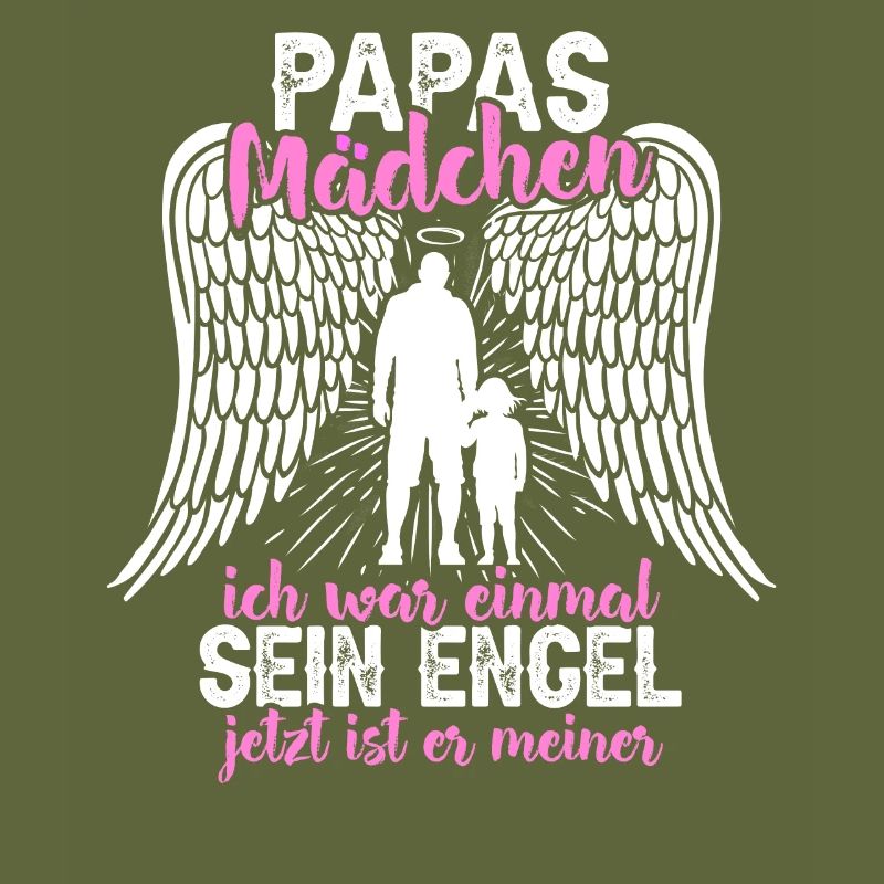 Papas Mädchen Engel Geschenk Vatertag Tochter