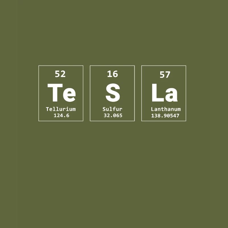 Tesla Periodic Table