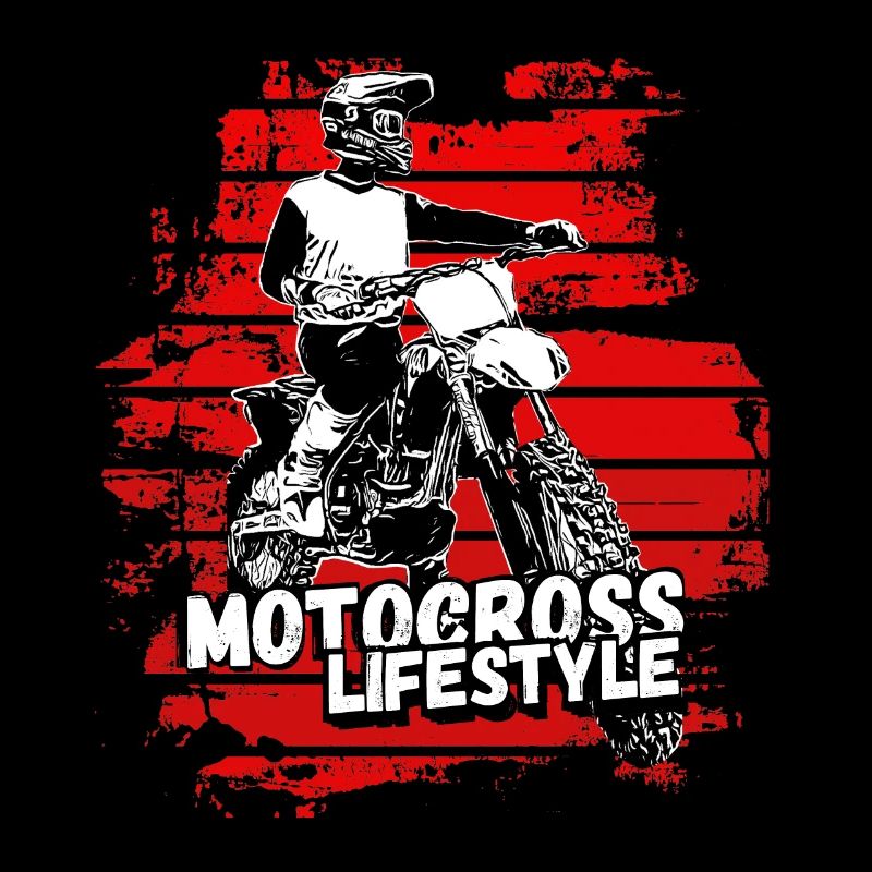 Motocross Design Enduro / Geschenkidee / MX Retro
