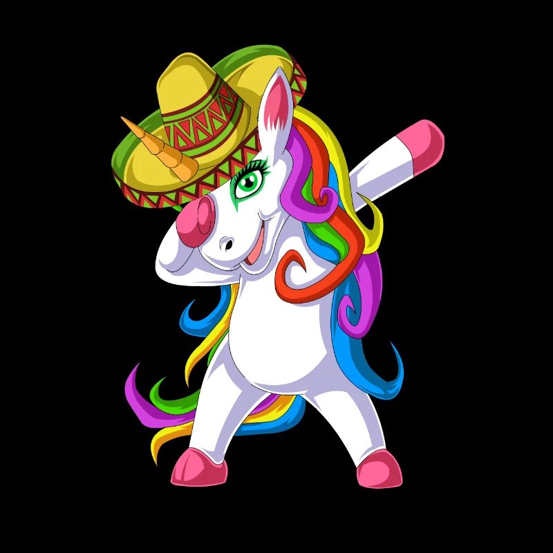 dabbing einhorn cinco de mayo
