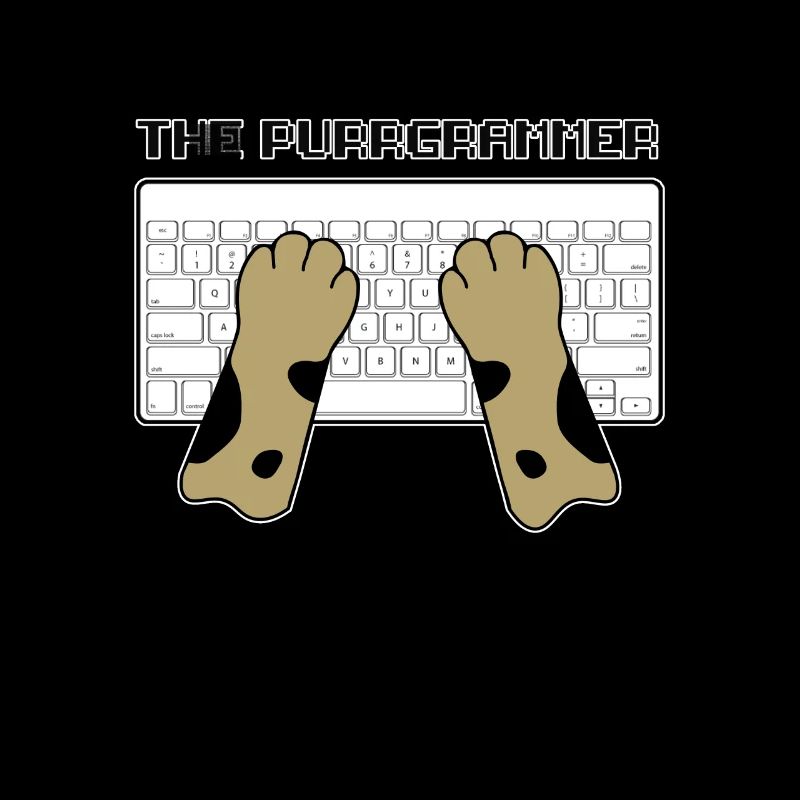 Siamese cat kitten programmer nerd gift