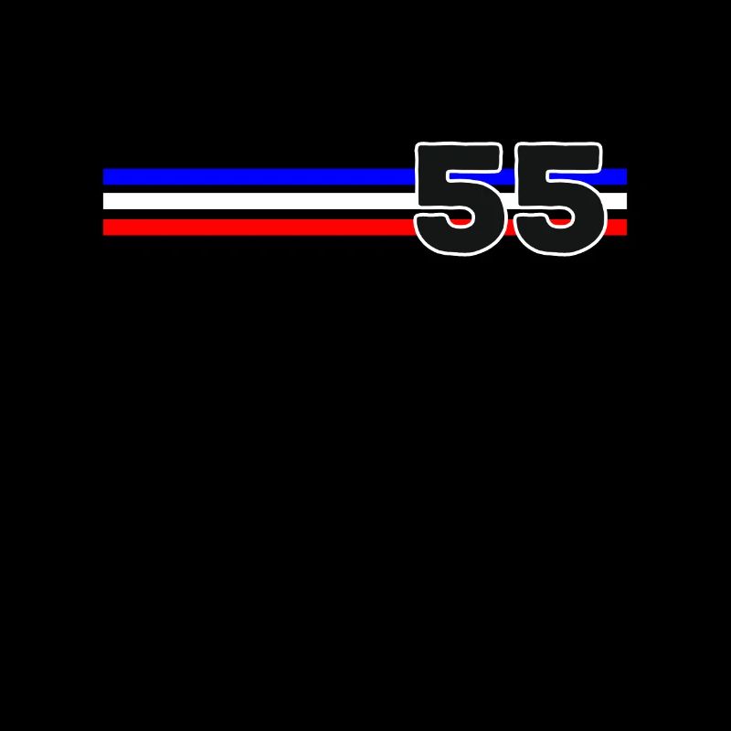 Fifty Five and Counting Tri-stripe