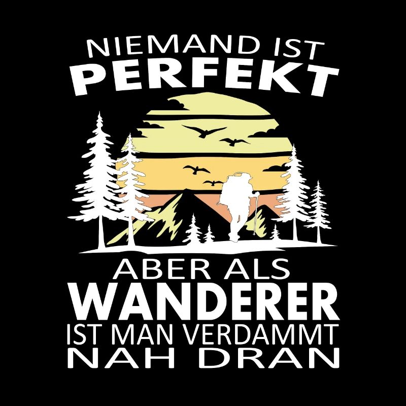 Wandern lustiger Spruch