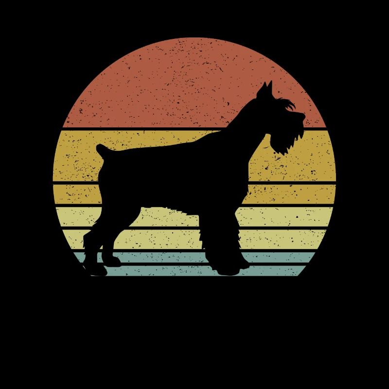 Schnauzer motif Dwarf Schnauzer Schnauzerhund