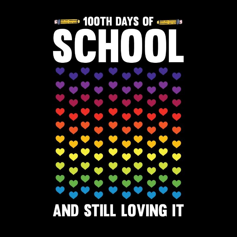 100 Days School Teacher School Day Student Gift