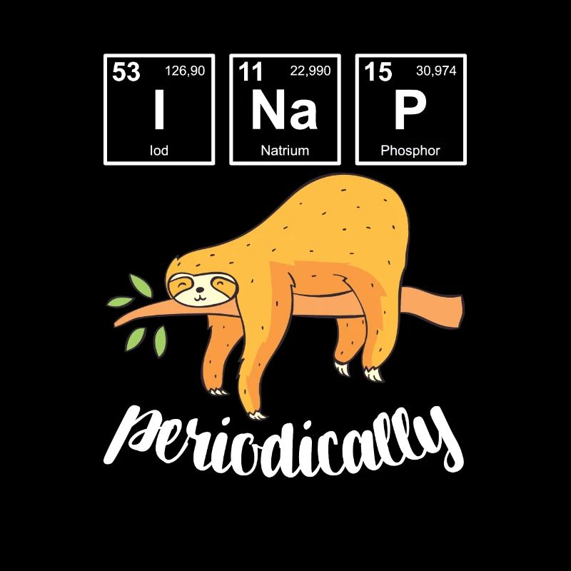 Funny Science Humor Puns Sloth