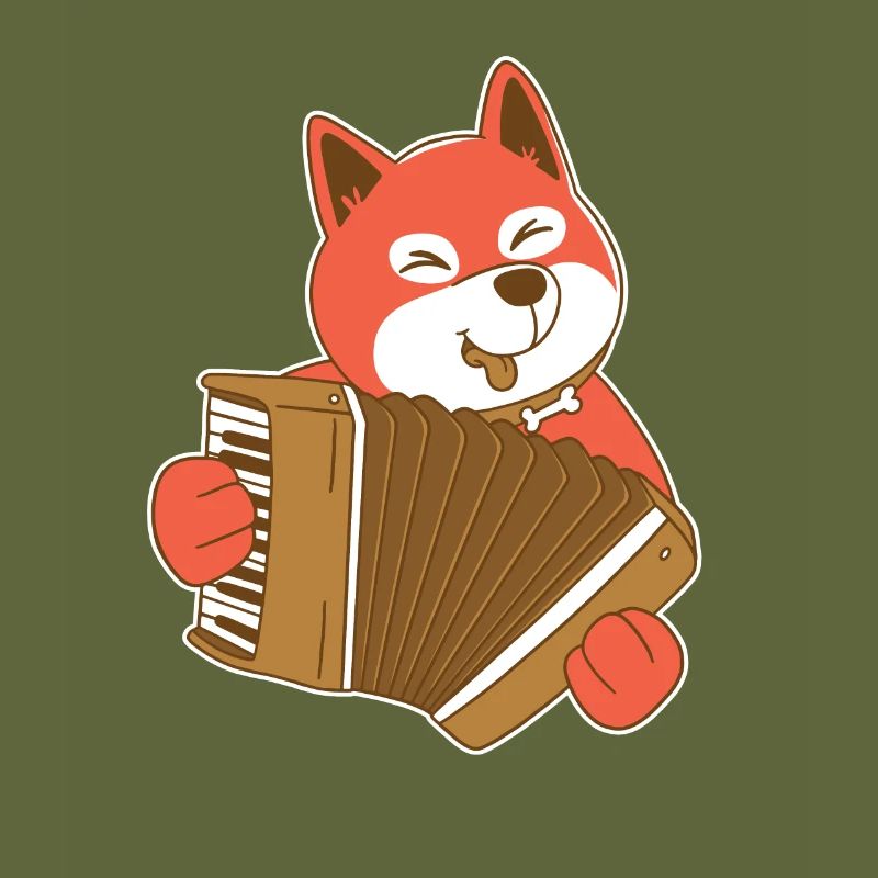 Fuchs plays accordion accordion hand harmonica