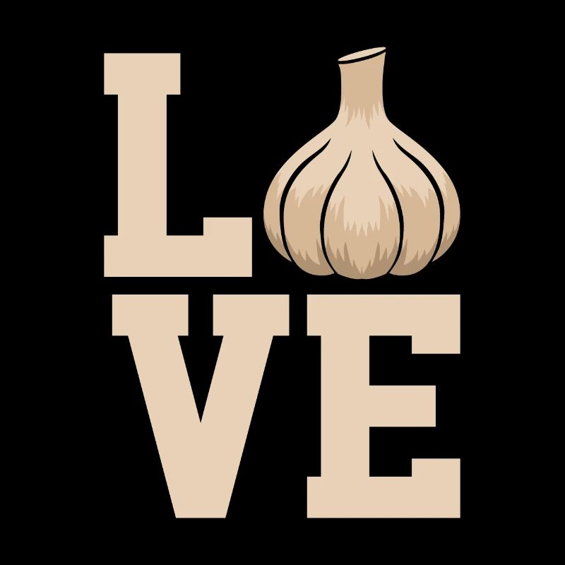 Simple I Love Garlic Garlic Vampire Fun