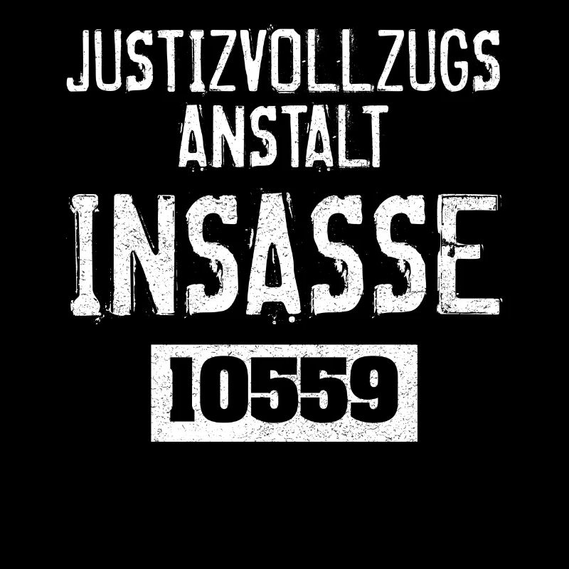 Knast Insasse, Karneval Verkleidung Geschenkidee