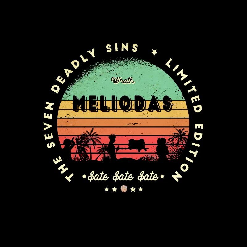 Meliodas - The 7 deadly sins Retro