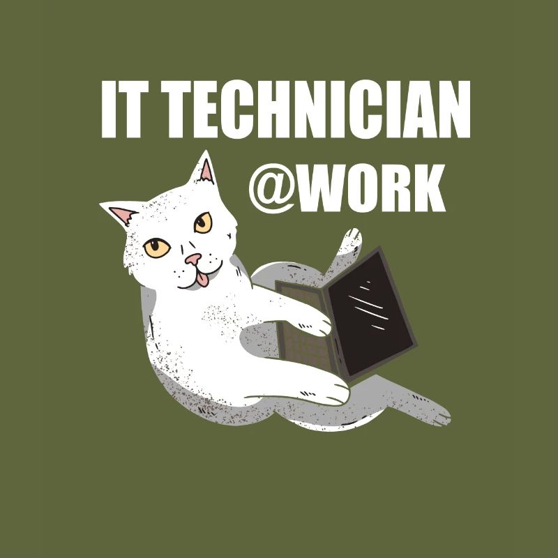 IT technicien de chat programmeur Techie