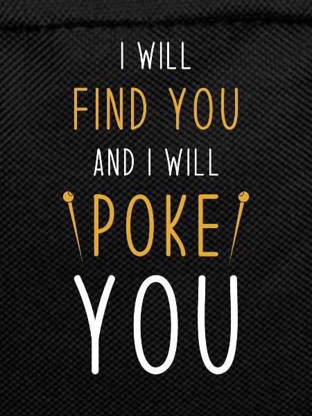 Poke meme annoyance stings