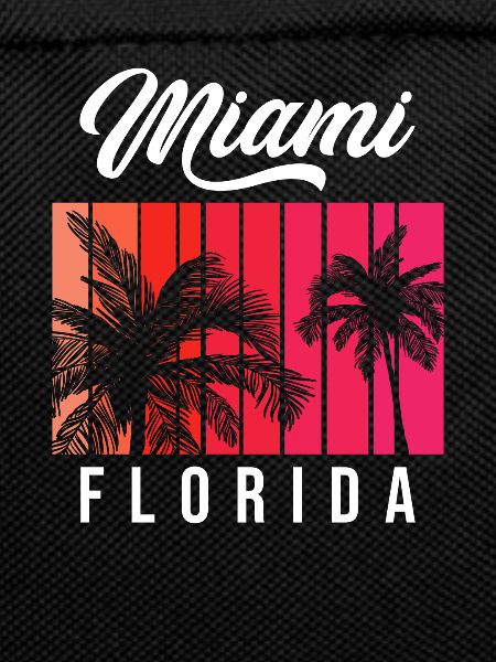Miami Florida Retro Sunset