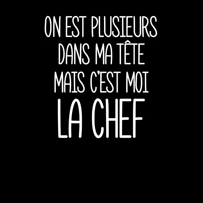 On est plusieurs dans ma tête mais c'est moi la ch