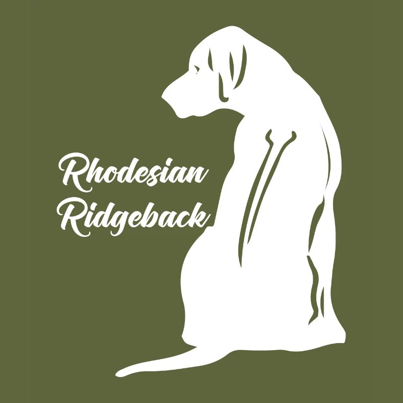 Rhodesian ridgeback Hunde Spruch Geschenk