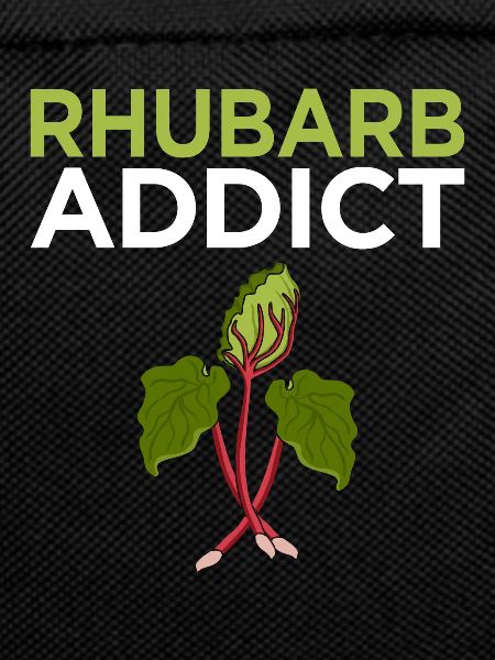 Rhubarb Addict Fun Pun