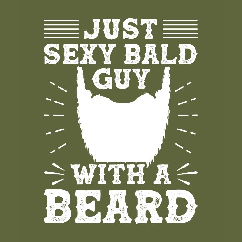 Bearded bald man